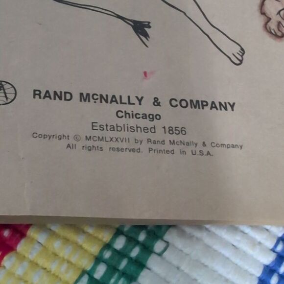 TARZAN Vintage ACTIVITY BOOK 1977 Edgar R BURROUGHS Rand‎ McNally - Picture 7 of 7